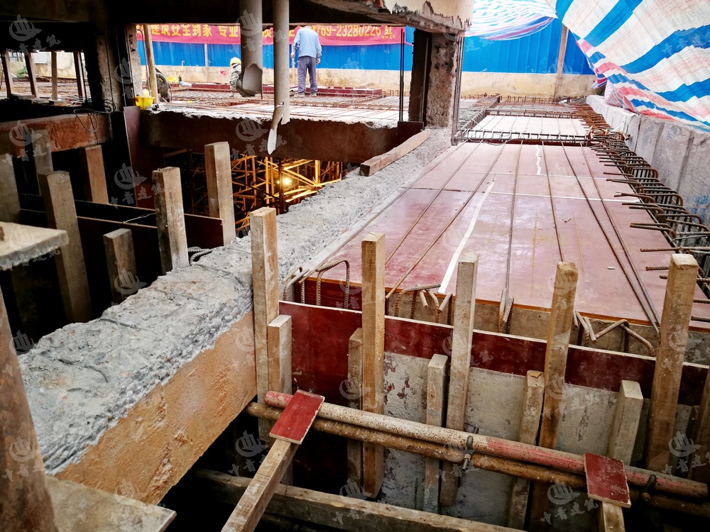 东莞别墅增加地下室加固改造工程实例